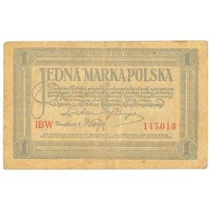 II RP, 1 marka polska 1919 IBW