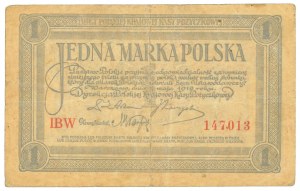 II RP, 1 Polish mark 1919 IBW