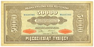 II RP, 50,000 Polish marks 1922 M