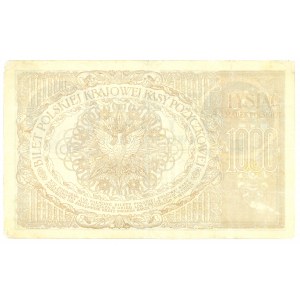 II RP, 1000 polských marek 1919 III ser. F