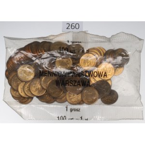 III RP, Woreczek menniczy 1 grosz 1990