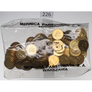 III RP, Woreczek menniczy 1 grosz 2001