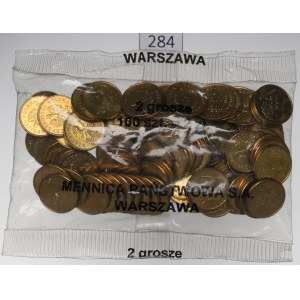 III RP, woreczek menniczy 2 grosze 1998