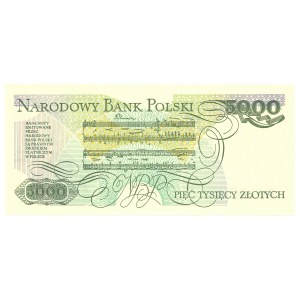 PRL, 5000 złotych 1982 BY