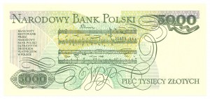 People's Republic of Poland, 5000 zloty 1982 BY