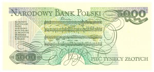 People's Republic of Poland, 5000 gold 1982 BZ