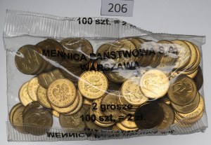 Third Republic, mint bag 2 pennies 1998