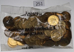Third Republic, mint bag 2 pennies 1998- incomplete bag