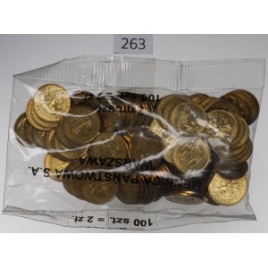 Terza Repubblica, sacchetto della zecca 2 penny 2001