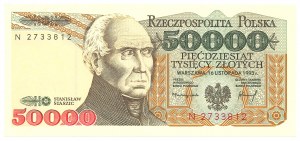 50,000 PLN 1993 N