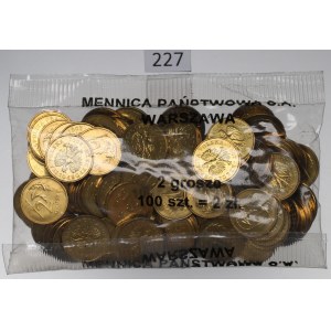 Terza Repubblica, sacchetto della zecca 2 penny 2001