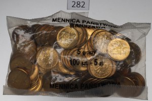 Third Republic, Mint bag of 5 pennies 1992