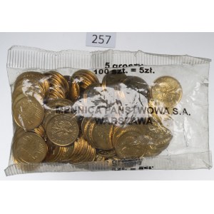 Third Republic, Mint bag of 5 pennies 1999 - incomplete bag