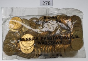 Third Republic, Mint bag of 5 pennies 1998 - incomplete bag