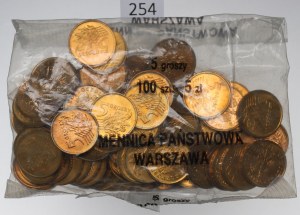 Third Republic, Mint bag of 5 pennies 1990