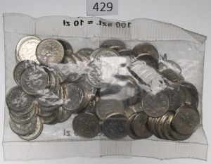 Third Republic, Mint bag of 10 pennies 2001- incomplete