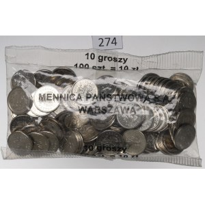III RP, Woreczek menniczy 10 groszy 2000