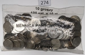 Third Republic, Mint bag of 10 pennies 2000