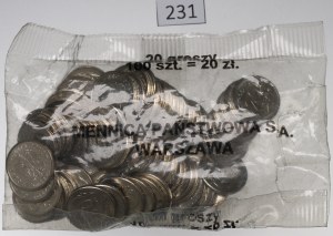 Third Republic, Mint bag of 20 pennies 1998- open incomplete