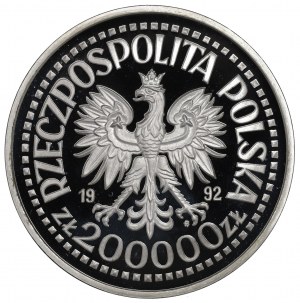 Third Republic, 200,000 zl 1992 - 500th anniversary of the discovery of America