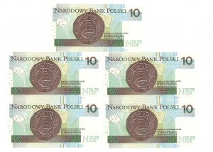 10 Gold 2016 - BP - Set of 5 copies from the bank package.