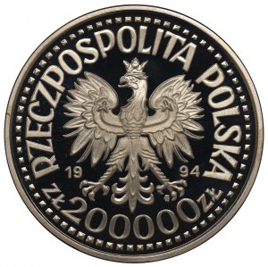III RP, 200.000 zloty 1994 Sigismund I the Old - popiersie
