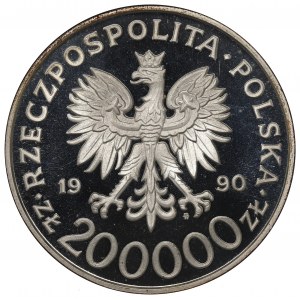 III RP, 200.000 złotych 1990 Bór