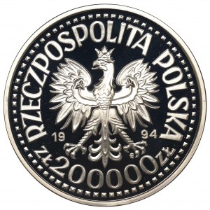 III RP, 200.000 zł 1994, Monte Cassino