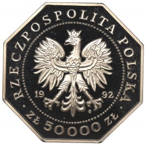 III RP, 50.000 złotych 1992 Virtuti Militari