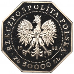 Third Republic, 50,000 gold 1992 Virtuti Militari