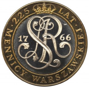 Third Republic, 20,000 zloty 1991 - 225 years of the Warsaw Mint