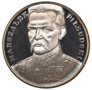 III RP, 100.000 zlotych 1990, Pilsudski
