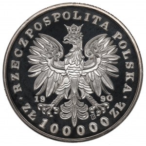 III RP, 100.000 zlotych 1990, Chopin