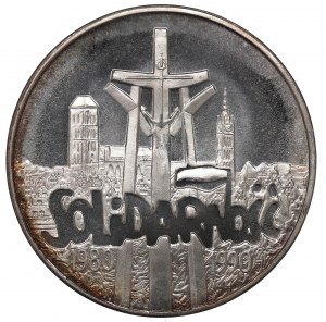 Third Republic, 100,000 zloty 1990 Solidarity Type A