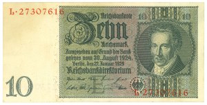 Germany, 10-50 marks 1924 - set of 3 copies.