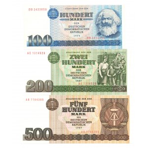 Niemcy, 5-500 marek - zestaw 7 egz.