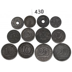 Royaume de Pologne et GG, Ensemble de pièces