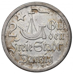 Free City of Danzig, 2 gulden 1923