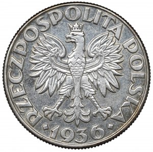 II Republic of Poland, 5 zloty 1936 Ship