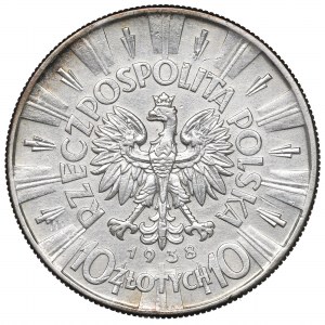 II Republic of Poland, 10 zloty 1938 Pilsudski