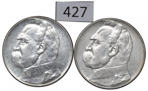 Second Republic, Set of 10 Gold 1936-37 Pilsudski.
