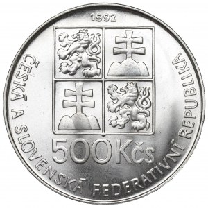 Czechoslovakia, 500 koruna 1992