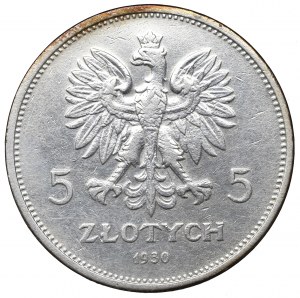 II Republic of Poland, 5 zloty 1930 Nike