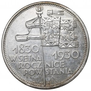 II Republic of Poland, 5 zloty 1930 November uprising
