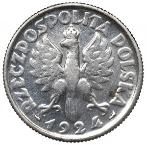 II Republic of Poland, 2 zloty 1924, Philadelphia