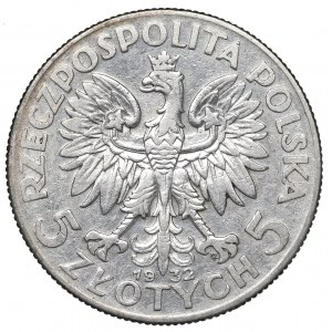 II Republic of Poland, 5 zloty 1932 Polonia