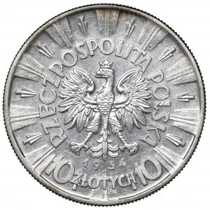 II Republic of Poland, 10 zloty 1934 Pilsudski