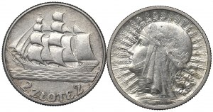 II RP, Set of 2 Gold 1932-36