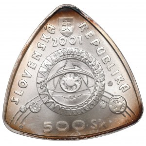 Slovakia, 500 koruna 2001 - 3rd Millenium