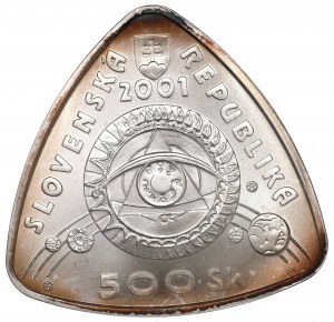 Slovakia, 500 koruna 2001 - 3rd Millenium
